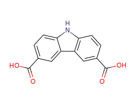 Molecular Structure of 3215-41-6 (9H-carbazole-3,6-dicarboxylic acid)