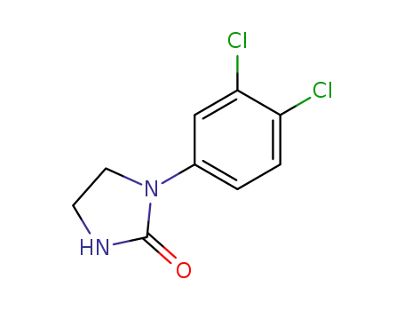 Molecular Structure of 52420-29-8 (1-(3,4-DICHLOROPHENYL)TETRAHYDRO-2H-IMIDAZOL-2-ONE)