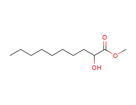 Molecular Structure of 71271-24-4 (Decanoic acid,2-hydroxy-, methyl ester)