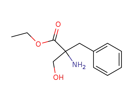 Molecular Structure of 78843-74-0 (ethyl alpha-(hydroxymethyl)phenylalaninate)
