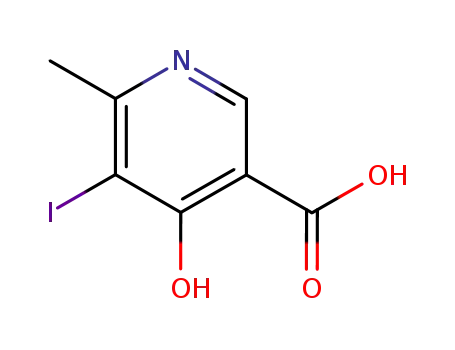 Molecular Structure of 244638-94-6 (5-iodo-6-Methyl-4-oxo-1,4-dihydropyridine-3-carboxylic acid)