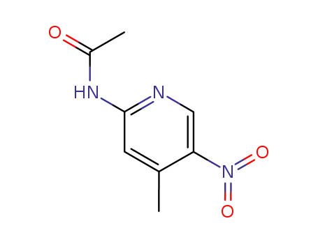 Molecular Structure of 90765-02-9 (2-ACETAMIDO-5-NITRO-4-PICOLINE)