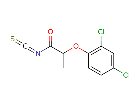 Molecular Structure of 896448-89-8 (Propanoyl isothiocyanate, 2-(2,4-dichlorophenoxy)-)