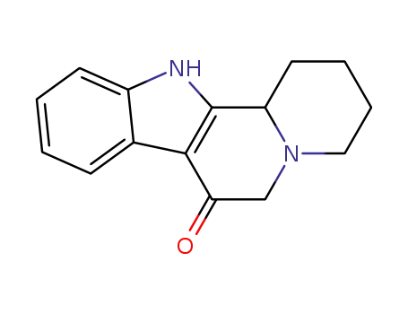 Molecular Structure of 73030-39-4 (1,2,3,4,12,12b-hexahydroindolo[2,3-a]quinolizin-7(6H)-one)