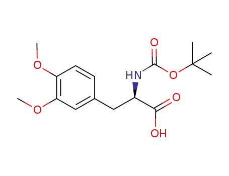 Molecular Structure of 218457-71-7 (BOC-D-3,4-DIMETHOXYPHENYLALANINE)