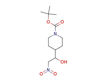 4-(1-Hydroxy-2-nitro-ethyl)-piperidine-1-carboxylic acid tert-butyl ester
