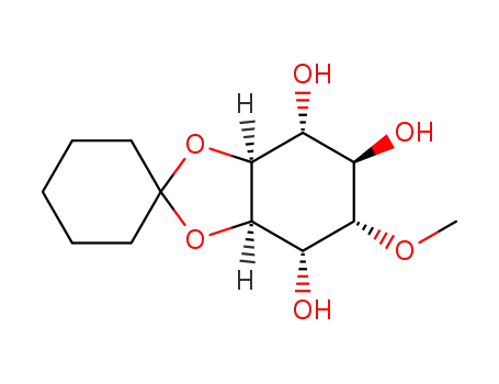 Molecular Structure of 754197-57-4 (1L-1,2-O-cyclohexylidene-5-O-methyl-chiro-inositol)