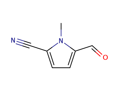 1H-Pyrrole-2-carbonitrile,5-formyl-1-methyl-(9CI)