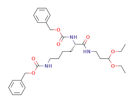 [(S)-5-Benzyloxycarbonylamino-5-(3,3-diethoxy-propylcarbamoyl)-pentyl]-carbamic acid benzyl ester
