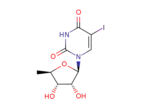 Molecular Structure of 573671-41-7 (Uridine, 5'-deoxy-5-iodo-)