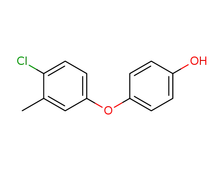 Molecular Structure of 40843-52-5 (4-(4-CHLORO-3-METHYLPHENOXY)PHENOL)
