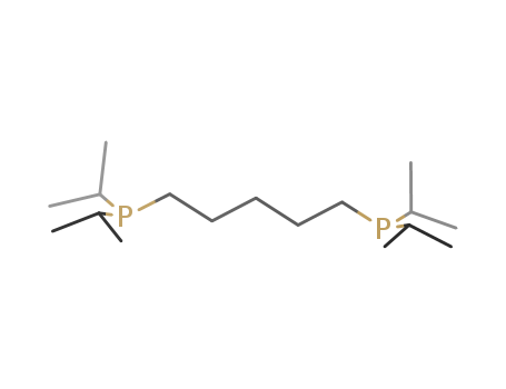 Molecular Structure of 188642-92-4 (Phosphine, 1,5-pentanediylbis[bis(1-methylethyl)-)