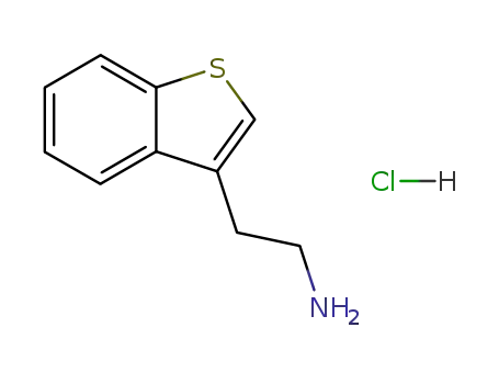 Molecular Structure of 19985-71-8 (2-(1-benzothiophen-3-yl)ethanamine hydrochloride (1:1))