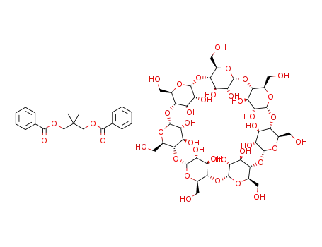 Molecular Structure of 1353548-43-2 (β-cyclodextrin O,O'-dibenzoyl-2,2-dimethyl-1,3-propylendiol)