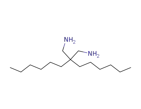 Molecular Structure of 122909-82-4 (1,3-Propanediamine, 2,2-dihexyl-)