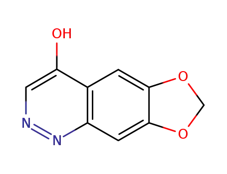 Molecular Structure of 28657-76-3 ([1,3]Dioxolo[4,5-g]cinnolin-4-ol)