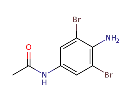 Molecular Structure of 84483-30-7 (4-amino-3,5-dibromoacetanilide)