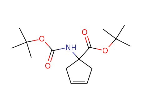 3-CYCLOPENTENE-1-CARBOXYLIC ACID,1-[[(1,1-DIMETHYLETHOXY)CARBONYL]AMINO]-,1,1-DIMETHYLETHYL ESTER
