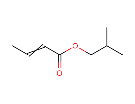Molecular Structure of 589-66-2 (Isobutyl 2-butenoate)