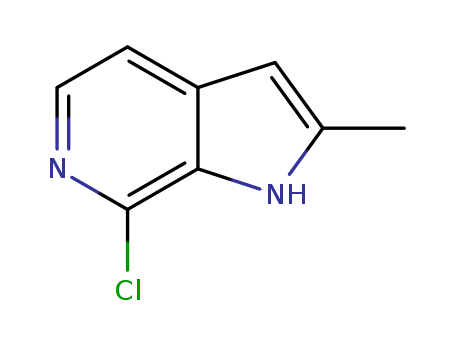 1H-Pyrrolo[2,3-c]pyridine, 7-chloro-2-methyl-