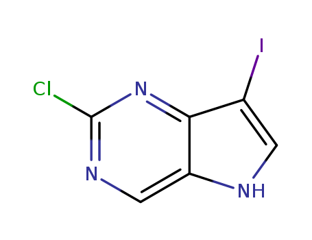 2-Chloro-7-iodo-5h-pyrrolo[3,2-d]pyrimidine