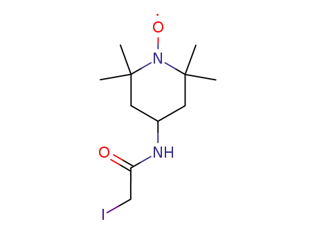 Molecular Structure of 25713-24-0 (4-(2-IODOACETAMIDO)-TEMPO)