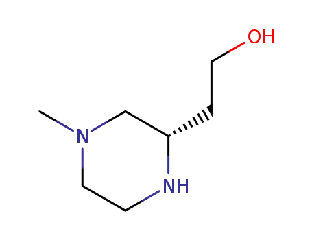 Molecular Structure of 211053-48-4 (2-(4-methylpiperazin-2-yl)ethanol)