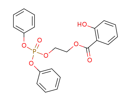 Molecular Structure of 116929-80-7 (phosphoric acid diphenyl ester-(2-salicyloyloxy-ethyl ester))