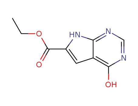 ethyl 4-hydroxy-7H-pyrrolo[2,3-d]pyrimidine-6-carboxylate