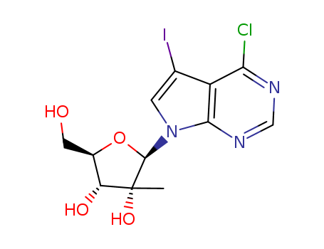 4-?chloro-?5-?iodo-?7-?(2-?C-?methyl-?β-?D-?ribofuranosyl)?-7H-?Pyrrolo[2,?3-?d]?pyrimidine