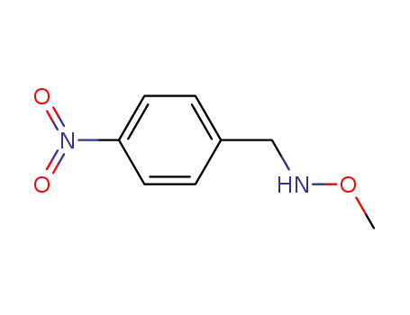 Molecular Structure of 54615-17-7 (O-methyl-N-(4-nitrobenzyl)hydroxylamine)