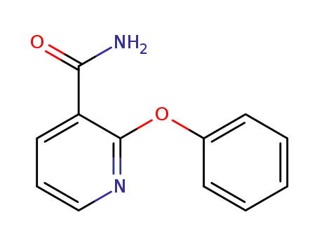Molecular Structure of 111950-69-7 (2-PHENOXYNICOTINAMIDE)