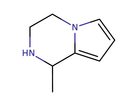Molecular Structure of 73627-18-6 (1-METHYL-1,2,3,4-TETRAHYDRO-PYRROLO[1,2-A]PYRAZINE)