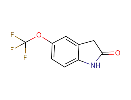Molecular Structure of 403853-48-5 (5-(TRIFLUOROMETHOXY)INDOLIN-2-ONE)