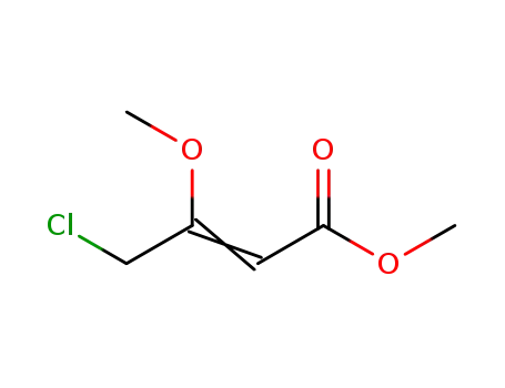 Molecular Structure of 85153-60-2 (Methyl 4-chloro-3-methoxy-2-(E)-butenoate)