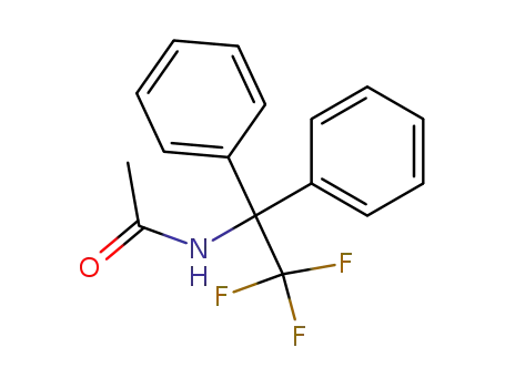 Molecular Structure of 1995-76-2 (N-(2,2,2-trifluoro-1,1-diphenylethyl)acetamide)