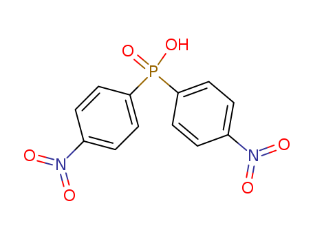 105673-72-1,bis(4-nitrophenyl)phosphinic acid,Phosphinicacid, bis(4-nitrophenyl)- (9CI); Phosphinic acid, bis(p-nitrophenyl)- (6CI);Bis(p-nitrophenyl)phosphinic acid; NSC 2054