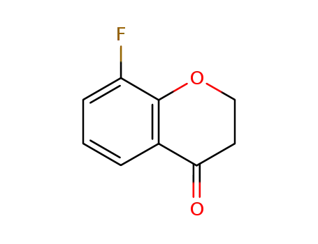 Molecular Structure of 111141-00-5 (8-Fluoro-4-chromanone)