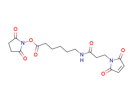 Hexanoic acid,6-[[3-(2,5-dihydro-2,5-dioxo-1H-pyrrol-1-yl)-1-oxopropyl]amino]-,2,5-dioxo-1-pyrrolidinyl ester