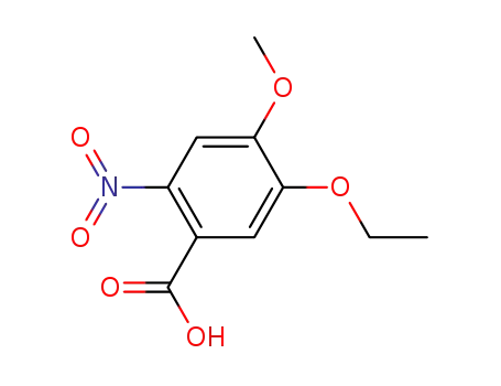 Molecular Structure of 61948-83-2 (3-BENZYLOXY-4-METHOXY-6-NITRO-BENZOIC ACID)