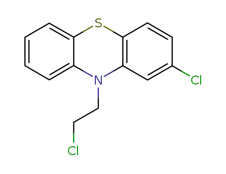 Molecular Structure of 17210-75-2 (2-chloro-10-(2-chloroethyl)-10H-phenothiazine)