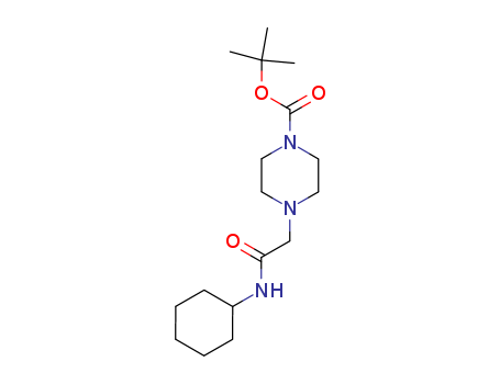 4-CYCLOHEXYLCARBAMOYLMETHYL-PIPERAZINE-1-CARBOXYLIC ACID TERT-BUTYL ESTER