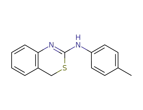 Molecular Structure of 109768-67-4 ((4H-Benzo[d][1,3]thiazin-2-yl)-p-tolyl-amine)