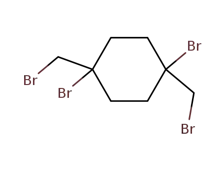 Molecular Structure of 62947-52-8 (Cyclohexane, 1,4-dibromo-1,4-bis(bromomethyl)-)