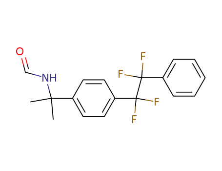 Formamide,
N-[1-methyl-1-[4-(1,1,2,2-tetrafluoro-2-phenylethyl)phenyl]ethyl]-