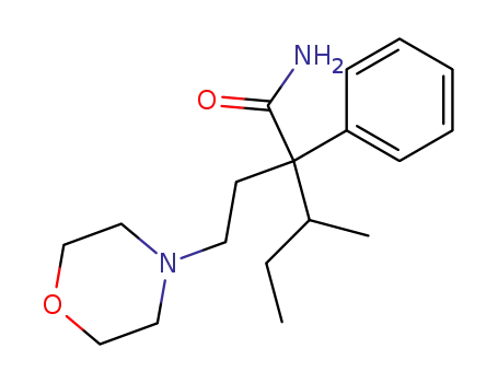 Molecular Structure of 3120-60-3 (α-sec-Butyl-α-phenyl-4-morpholinebutyramide)