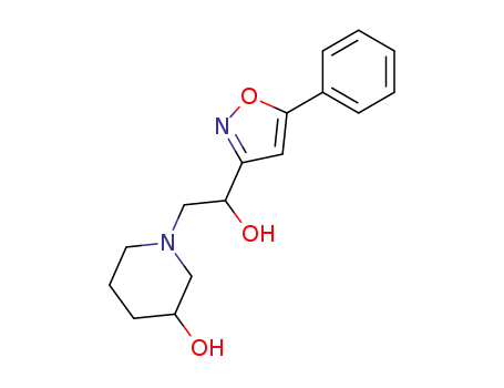 3-Hydroxy-alpha-(5-phenyl-3-isoxazolyl)-1-piperidineethanol