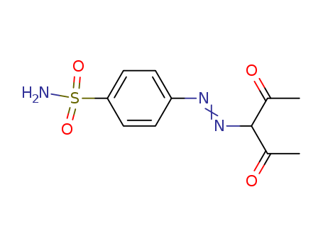 Benzenesulfonamide, 4-[(1-acetyl-2-oxopropyl)azo]-