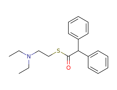 S-(2-diethylaminoethyl) 2,2-di(phenyl)ethanethioate