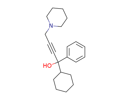 Benzenemethanol, a-cyclohexyl-a-[3-(1-piperidinyl)-1-propyn-1-yl]-